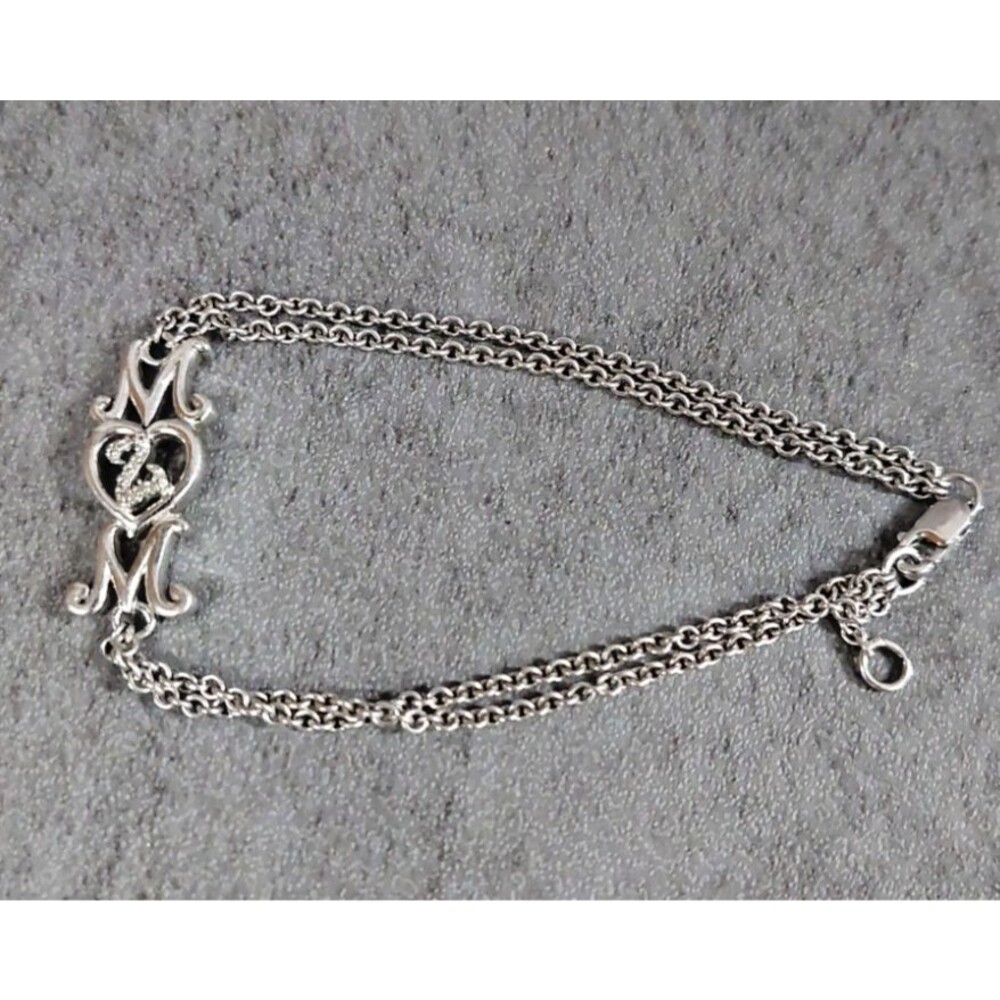 Jane Seymour Open Hearts Collection MOM Bracelet 7”